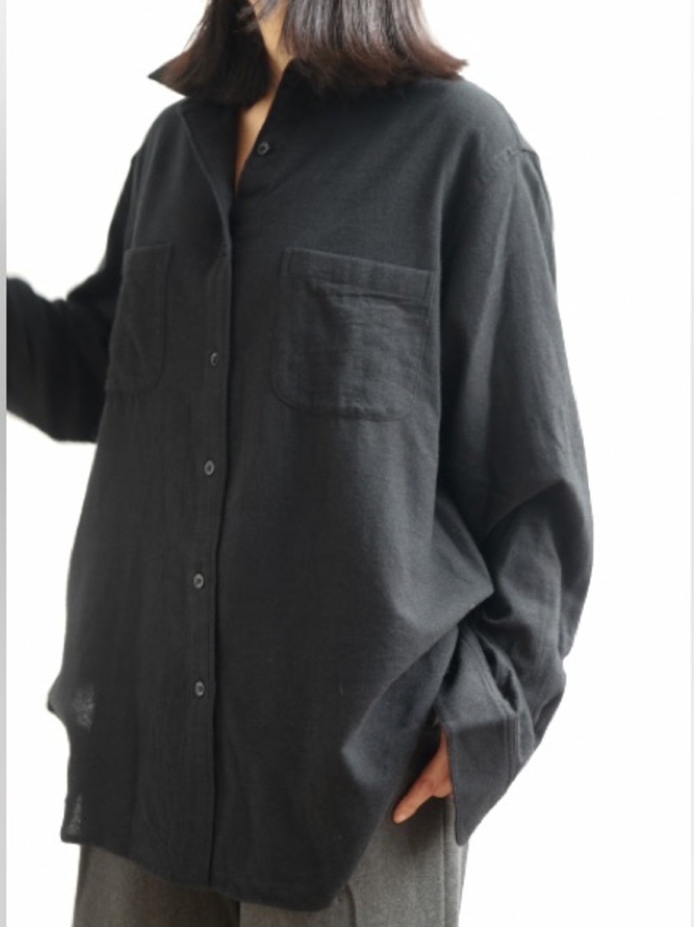 FOUR OBJECTS Work Shirt Merino Button Down Size 1 XS